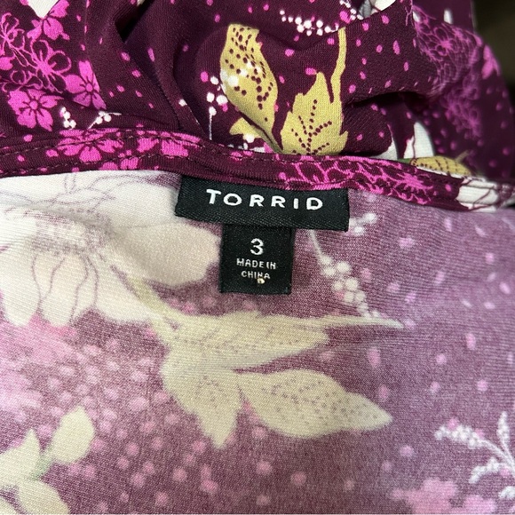 Torrid Studio Knit Surplice Faux Wrap Dress - 3X - Picture 3 of 7